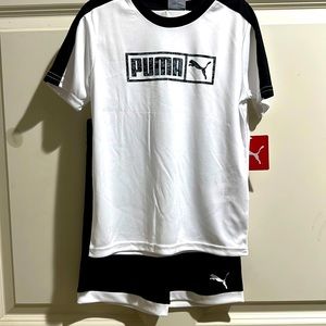Puma kids shirt and shorts set